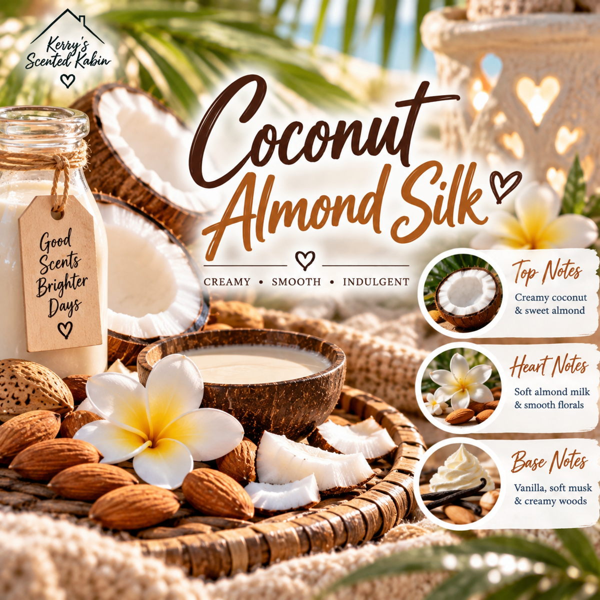 Coconut Almond Silk Wax Melt