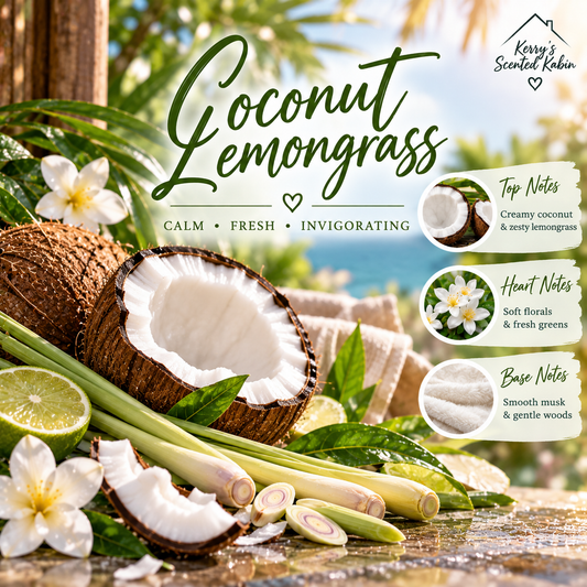 Coconut Lemongrass wax melts